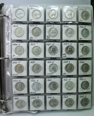 1932-1998 AU-BU Washington Quarter set ✨included Proof Coin✨100% Authentic - Image 1 of 4