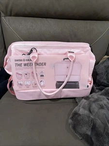 Swissgear Weekender Travel Tote Bag, Pink 10"Wx18"LX13"H Brand new With Tags - Picture 1 of 1