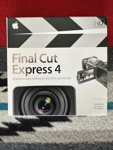 Apple Final Cut Express 4 HD Video Editing Software - Picture 1 of 4