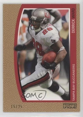 2009 Topps Unique Gold Reserve /25 Derrick Ward #143 - Image 1 of 2