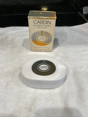 Jabón en barra perfumado Pierre Cardin plato Savon vintage 4,5 oz. 127,6 gr. NOS Foto 1 de 4