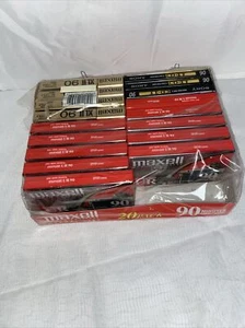 Lot of 17 (10) Maxell UR90 (4) XL II 90(3) Sony CD-IT 90 SEALED CASSETTE Tapes - Picture 1 of 6