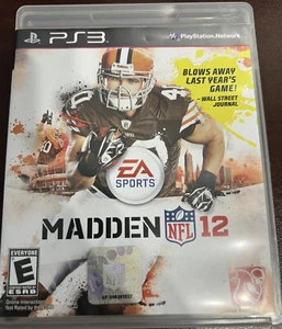 Madden NFL 12 Sony PlayStation 3 Completo en caja Usado PS3 Fútbol Deportivo Probado - Imagen 1 de 4