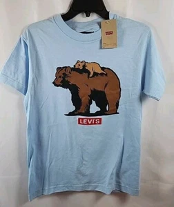 Camisa Levi's Para Hombre Pequeña Camiseta Gráfica Osos Azules Manga Corta Caja Logo Deletrear - Imagen 1 de 6