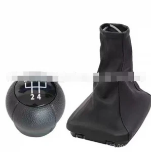GEAR KNOB + SHIFT BOOT OPEL CORSA C (00-09) MERIVA A (03-10) 5-SPEED BLACK - Picture 1 of 4