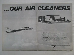 2/75 PUB GRUMMAN E-2C HAWKEYE US NAVY USS KENNEDY F-14 TOMCAT VF-32 ORIGINAL AD - Imagen 1 de 1