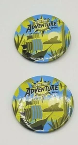 Disneyland Live the Adventure AP Days Buttons (2) - Picture 1 of 3