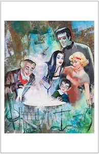 "IMPRESIÓN DE PÓSTER MUNSTER - FAMILIA EN EL LABORATORIO - OBRAS DE ARTE DE ROMPECABEZAS - 11"" x 17"" - Imagen 1 de 1