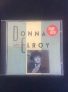DONNA McELROY Bigger World CD (1990) Gospel The Name of Jesus / Come Sunday - Picture 1 of 2