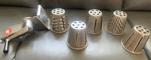 Saladmaster Food Processor Salad Vegetable Slicer Shredder 5 Cones -Missing Base - Picture 1 of 10