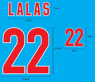 LALAS #22 USA Away World Cup 1994 NAME NUMBER PU PRINT EXCELLENT QUALITY - Image 1 of 4