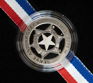 2021 US Mint Nat'l Law Enforcement Memorial Proof Half Dollar with Box & COA! - Picture 1 of 4