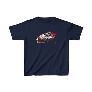 White 911 building bricks Kids Heavy Cotton™ Tshirt - Picture 1 of 9