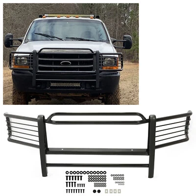 Steel Grille Grill/Brush/Headlight Guard For 99-07 Ford F250-F550 Super Duty - Image 1 of 4