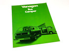 1980 Volkswagen Vanagon Bus Camper Brochure