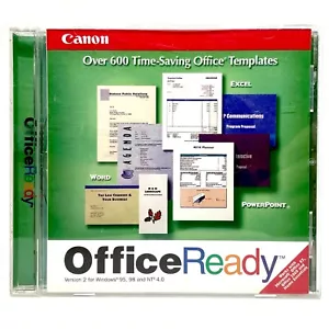 Canon Office Ready Templates Version 2 for Windows 95, 98 and NT 4.0 CD-ROM 1999 - Picture 1 of 3