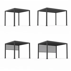 anndora® Pergola Lamellendach Pavillion Aluminium Wasserdicht Überdachung stabil - Bild 1 von 37