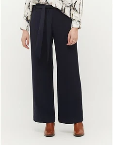 The Ark Scarlett Wide Leg Pants Navy, size L/AU16 BNWT RRP $299 - Picture 1 of 6