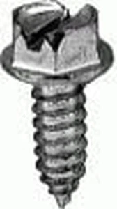 500 Bulk Zinc Plated License Plate TAG Screws Hex Head Car Dealer Lot - Picture 1 of 12