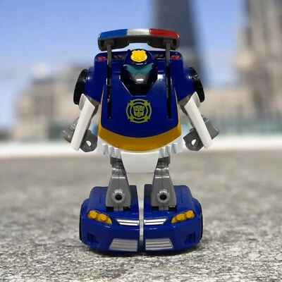 Playskool Heroes Transformers Rescue Bots Chase The Police-Bot by Hasbro - Image 1 of 4