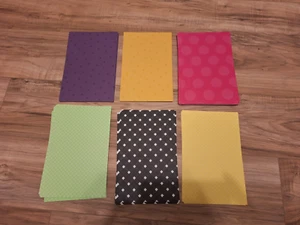 5.5" x 8.5" Crafting Scrapbook Card Making Paper Colorful Mixed Lot 125 Sheets - Picture 1 of 3