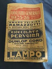 ANNUARIO GENERALE 1925-1926 TOVRING CLVB ITALIANO