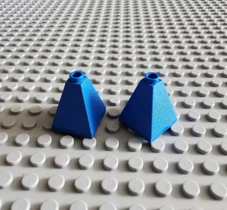 LEGO Schrägstein Dachstein Dachspitze Slope 75 blau blue brick 3688 A023 - Bild 1 von 1