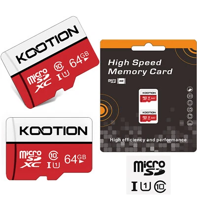 2Pack 64GB TF Card SDXC Micro SD Class 10 Memory Card UHS-I For Cameras Phone - Image 1 of 4