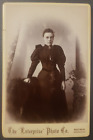 Bodmin c.1890s Cabinet Card Photo Young Woman Victorian Jewellery  Conwall