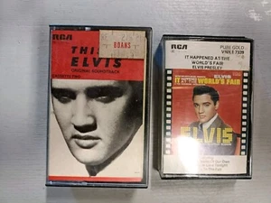 RCA This Is Elvis & It Happened At The World's Fair Cassette Bundle FREE POST AU - Bild 1 von 2