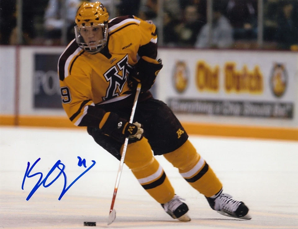 Minnesota Gophers Kyle Okposo NHL Firmado Autografiado Auto 8x10 Foto Foto 1 de 1