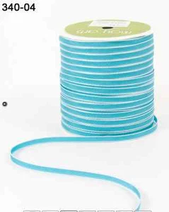 1/8" Solid Ribbon - May Arts - 340-04 - Turquoise - 200 Yds. - Picture 1 of 1