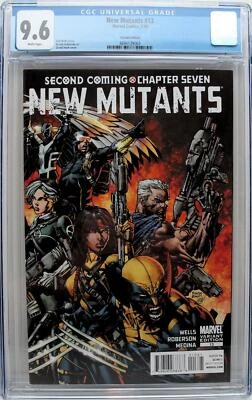New Mutants #13, CGC 9.6 Marvel Comics David Finch 1:25 Variant Cover - Image 1 of 3