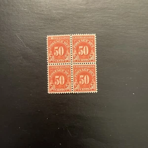 US Stamps Scott #J86 50 Cents Postage Due Stamps Block Of 4….MNH - Picture 1 of 2