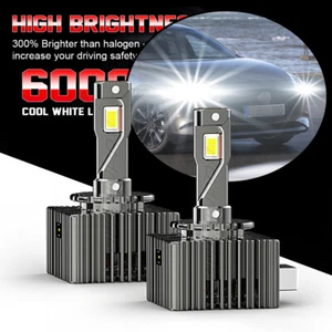6000K D3S D3R DS3 LED Xenon Headlight Replacement Bulbs Super Bright - Picture 1 of 13