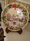 Royal Albert Christmas Plate Gathering Winter Fuel  Excellent condition