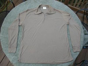 Medium military lightweight cold weather shirt long john top - very good - Picture 1 of 6