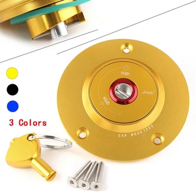 Tapa de tanque de llenado de combustible con llave Fit Suzuki GSXR 1000 GSXR 600 GSXR750 Hayabusa Foto 1 de 4