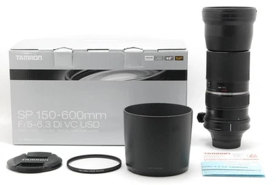 【N MINT BOXED】TAMRON SP 150-600mm f/5-6.3 Di VC USD SP For Nikon F - Image 1 of 4