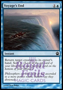Voyage's End 4x FOIL THS MTG Theros Common MINT blue - Picture 1 of 1