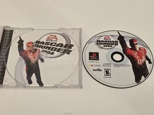 NASCAR Thunder 2003 PS1 Black Label Disc Case Tested Cleaned Working - Picture 1 of 2