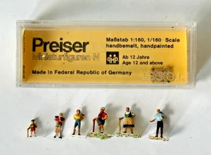 Preiser 6 Figuren Landbevölkerung Spurgröße N, Maßstab 1:160 #1 - Bild 1 von 1
