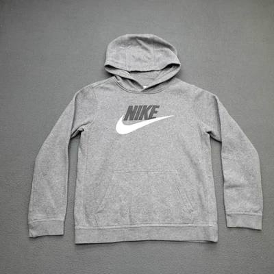Nike Hoodie Sweatshirt Teens Youth Size XL (18-20) Heather Gray Pouch Pocket - Image 1 of 4