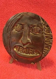 Beautiful Rare Broze Medal , Maria Matos Theater, Art Bronze Medal... - Picture 1 of 4