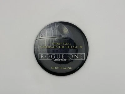 "Disney Parks Celebrates The Release Of Star Wars Rogue One 3" Pin-Back Button - Image 1 of 2