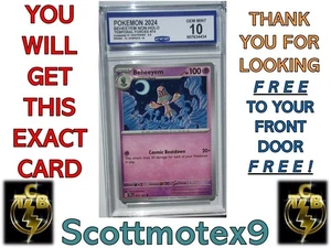 2024 Pokemon Beheeyem NON-HOLO Temporal Forces #74/162 HP 100 CCG 10 Gem Mint - Bild 1 von 7