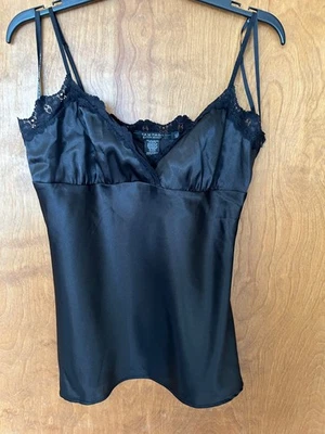 Size XL Y2K Rampage Black Floral Lace Camisole  - Image 1 of 3