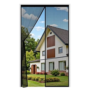 Auxmir Zanzariera Magnetica 110 x 210CM Tenda Zanzariera Porta Ingresso Cortile - Foto 1 di 12