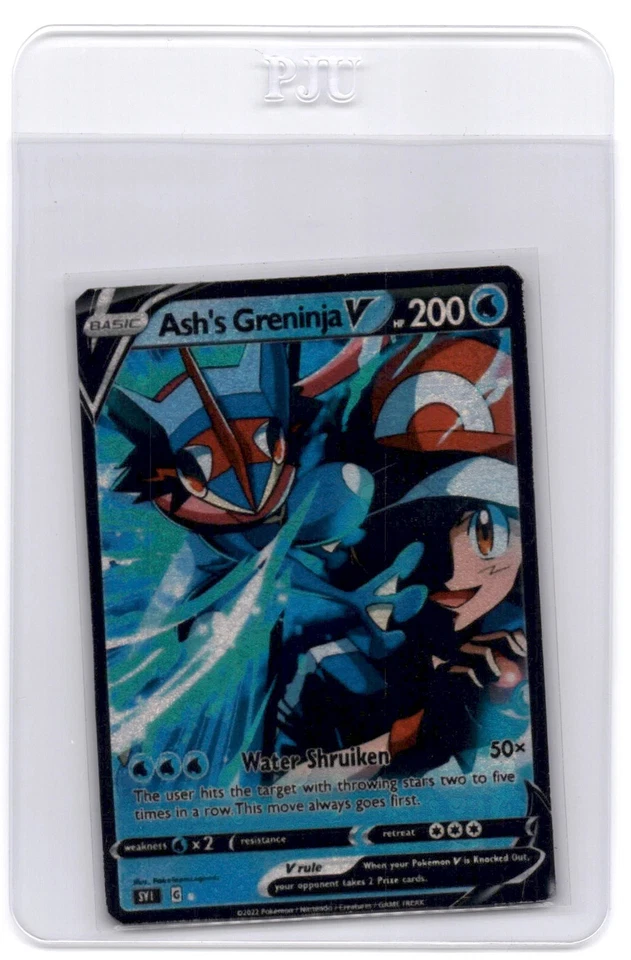 Pokemon Card PokeTeamLegends CustomMade Ash's Greninja - Image 1 of 1