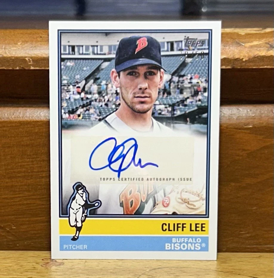 2025 Topps Pro Debut Cliff Lee Auto Bisons/50 #ML-CL Phillies Foto 1 de 2